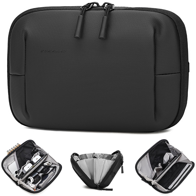Tech Accessories Travel Organizer Pouch - 電子機器アクセサリーバッグ トラベルケーブルオーガナイザーバッグ ポータブルデジタル収納ケース 充電器・イヤホン用テックオーガナイザーポーチ