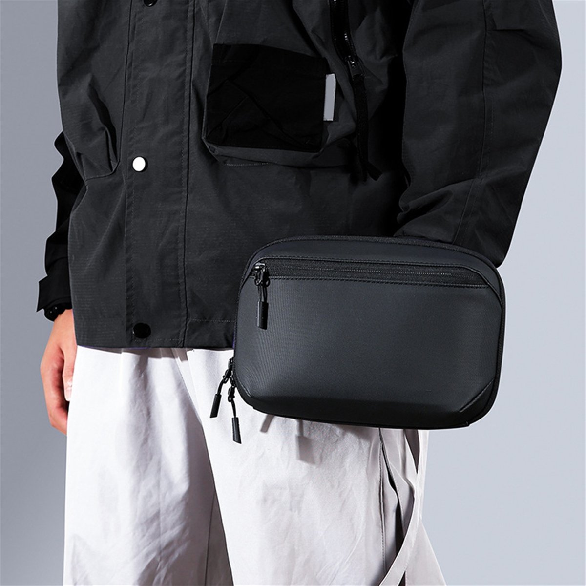 ☶ ❈ ＊ ♥ AC1579-防水テックポーチ 多層オーガナ - Tech Accessories Travel Organizer Pouch のレビューと価格