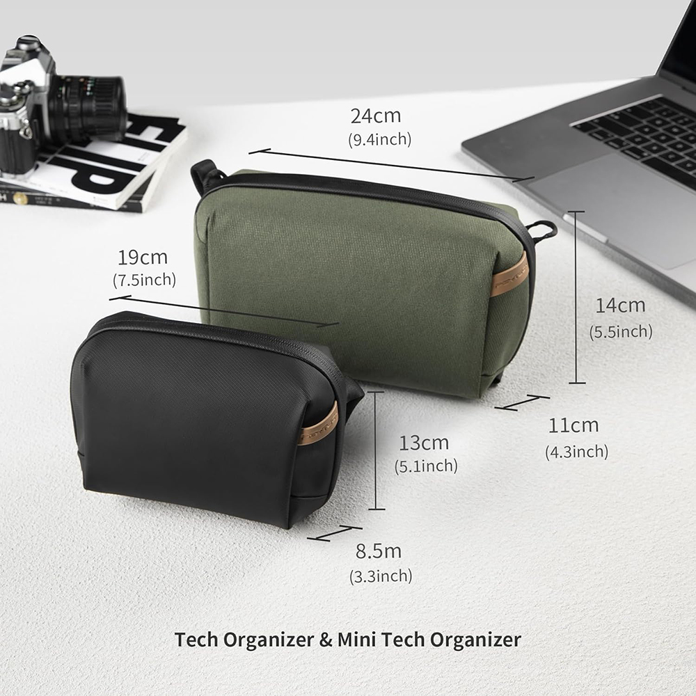 Pgytech-ケーブル、電話バッテリー、電子機器オーガナイ - Tech Accessories Case のレビューと価格