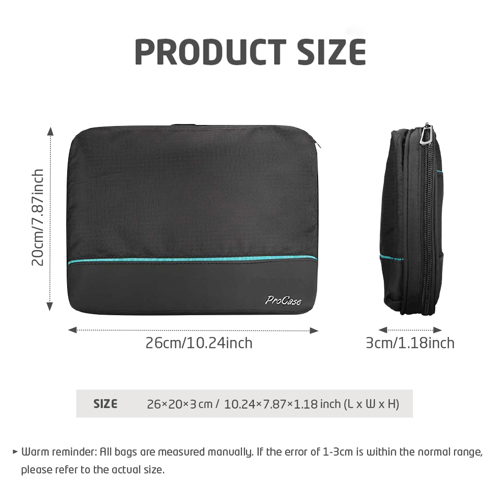 旅行用テックオーガナイザーバッグ。電子機器やアクセサリーを収 - Tech Accessories Travel Organizer Pouch のレビューと価格
