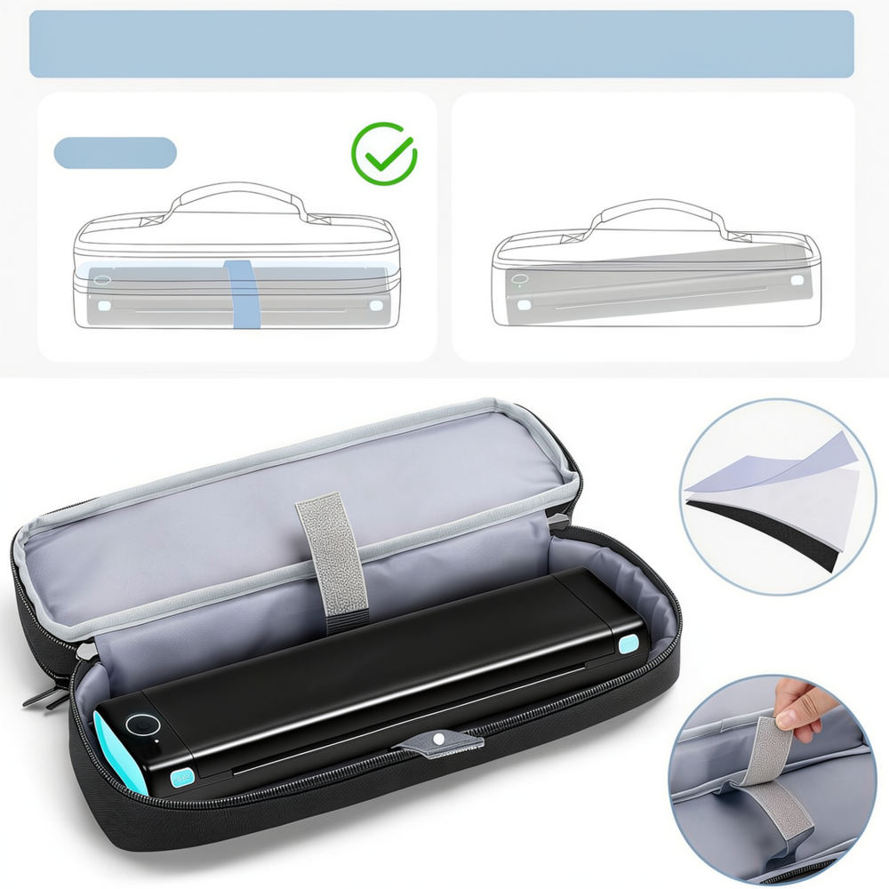 FWIW用コンパクトポータブルプリンター収納ポーチ、オックス - Tech Accessories Travel Organizer Pouch のレビューと価格