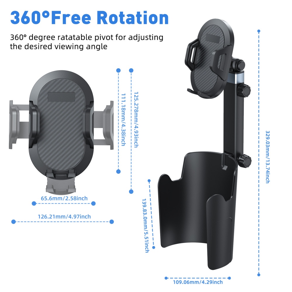 車用カップホルダー式スマホマウント拡張器 車載携帯ホルダー  - Mobile Tech Accessories のレビューと価格