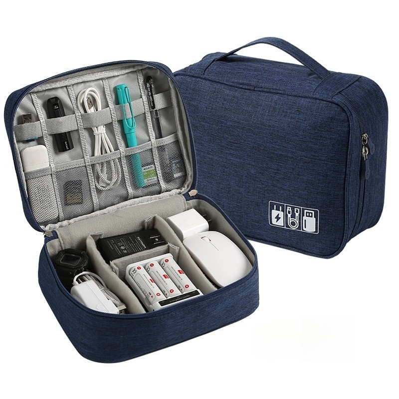 ポータブルデジタル収納バッグ USB ガジェット防水ケーブル - Tech Accessories Case のレビューと価格
